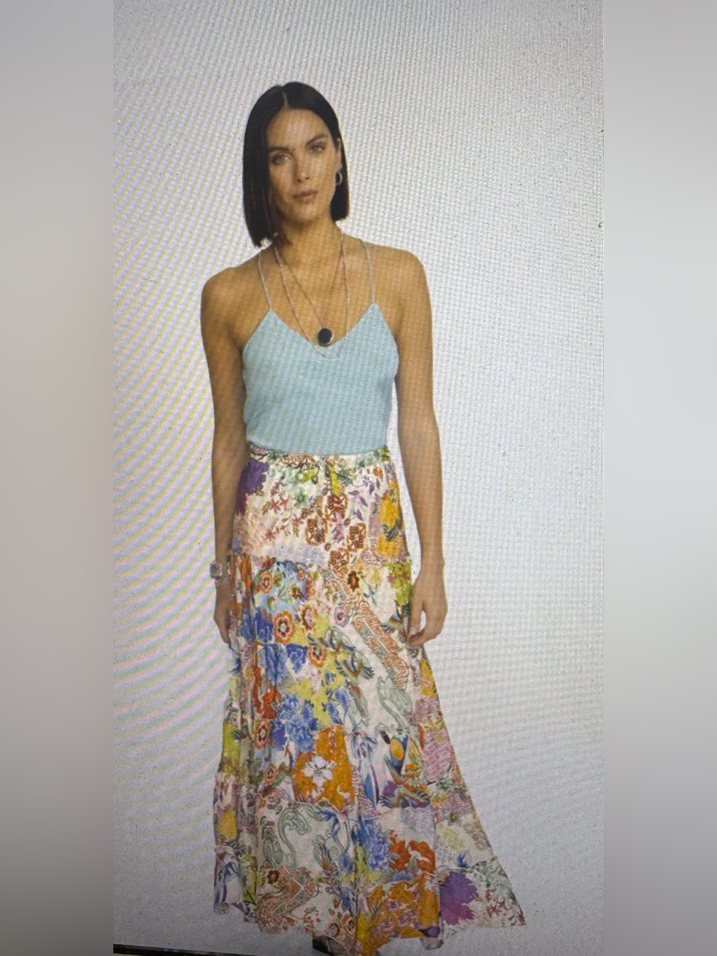 Johnny Was Sebrina Tiered Skirt | Nwot | Size L | (Tc)